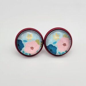 Tropical Flower Earrings